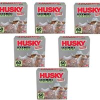 Husky 39 Gal Flap Tie 60 Ct Clear Yard Bag (pack of 6)